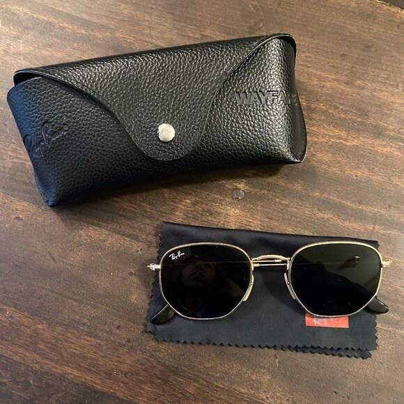 ray ban hexagonal sunglasses unisex - Picture 1 of 4